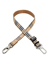 Urban Pup Brown Checked Tartan Seat Belt Restraint - Safety is paramount when travelling in the car with your dog and ensuring that they are comfortable yet restrained is essential for their safety and yours. The simple but highly effective Urban Pup Universal Seat Belt Restraint provides an easy solution. Designed to be used in conjunction with any o...