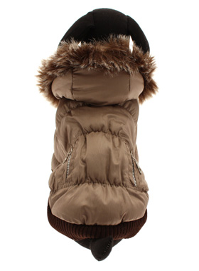 Luxury Quilted Parka with Detachable Hood