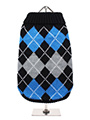 Black & Blue Argyle Sweater