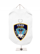 ''NYPD K9 Unit'' Harness-Lined Dog T-Shirt